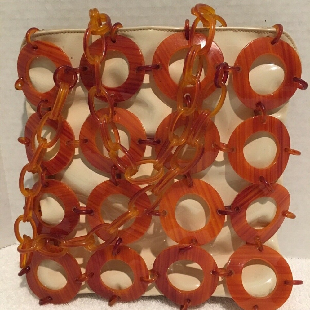 Meyers, Vintage Celluloid and Vinyl Purse
